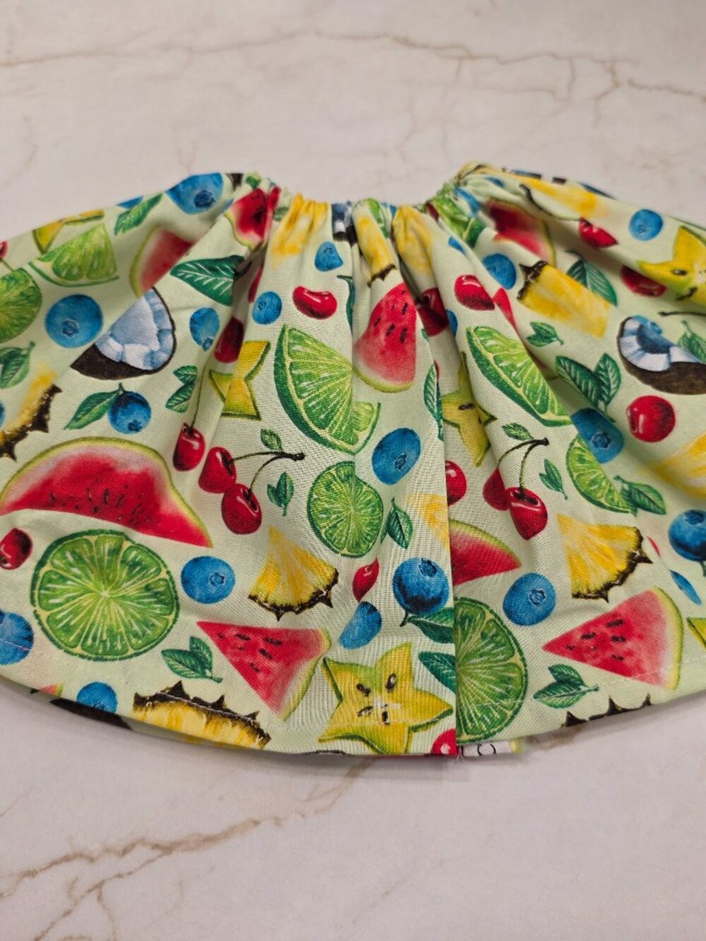 19" Handmade Bright Fruit dress